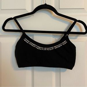 Black Studded Bralette